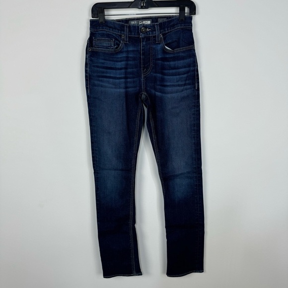 BKE Alec Straight Leg Dark Wash Denim Jeans - Picture 1 of 5